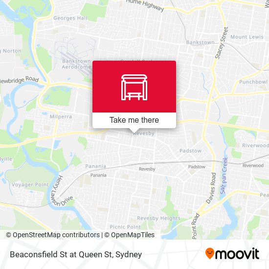 Beaconsfield St at Queen St map