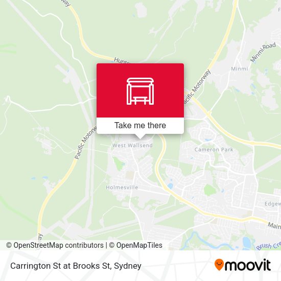 Carrington St at Brooks St map