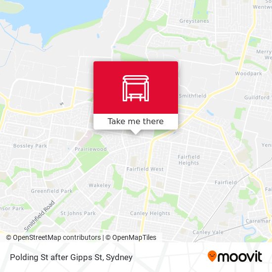 Polding St after Gipps St map