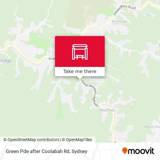 Green Pde after Coolabah Rd map