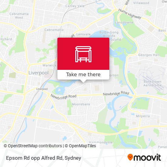 Epsom Rd opp Alfred Rd map