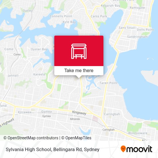 Sylvania High School, Bellingara Rd map