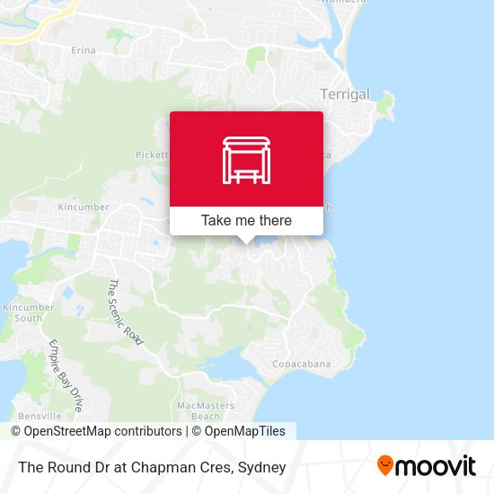 The Round Dr at Chapman Cres map