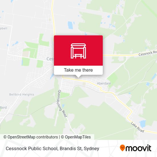 Cessnock Public School, Brandis St map