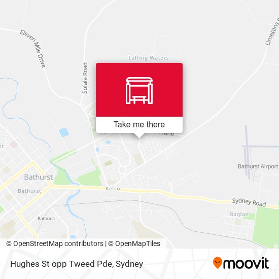 Hughes St opp Tweed Pde map