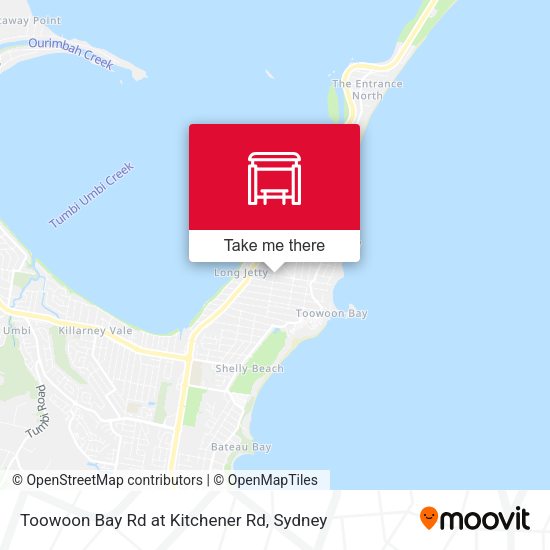 Toowoon Bay Rd at Kitchener Rd map