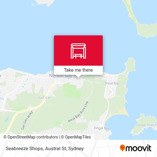 Seabreeze Shops, Austral St map