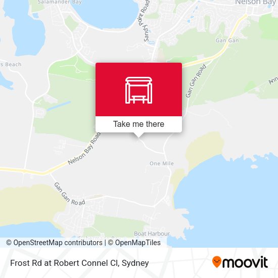 Frost Rd at Robert Connel Cl map