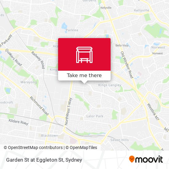 Garden St at Eggleton St map
