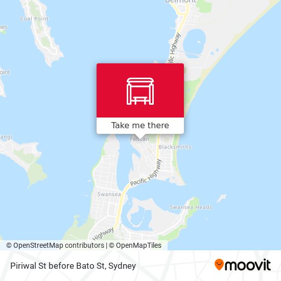 Piriwal St before Bato St map