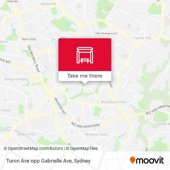 Turon Ave opp Gabrielle Ave map