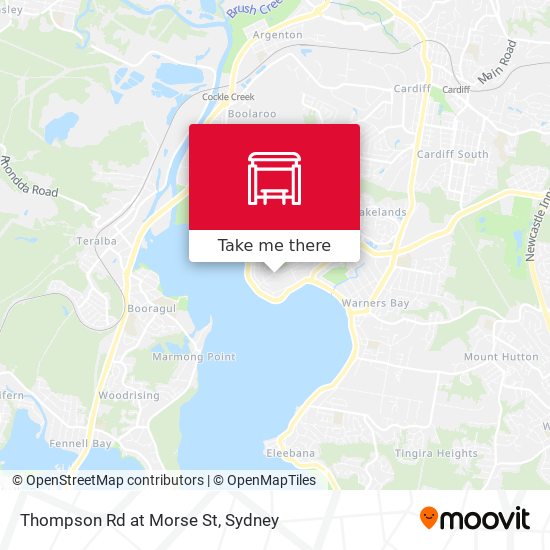 Thompson Rd at Morse St map