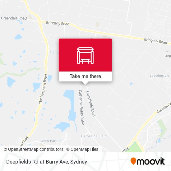 Deepfields Rd at Barry Ave map