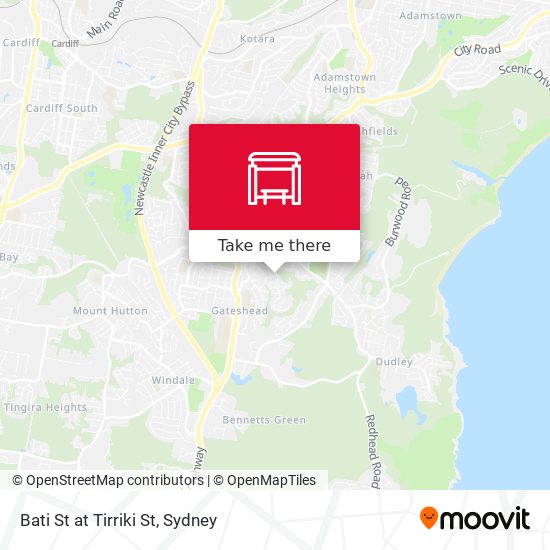 Bati St at Tirriki St map