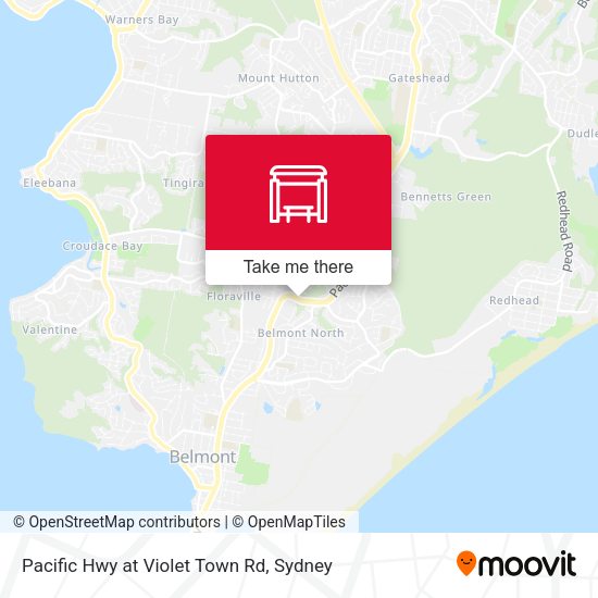 Pacific Hwy at Violet Town Rd map