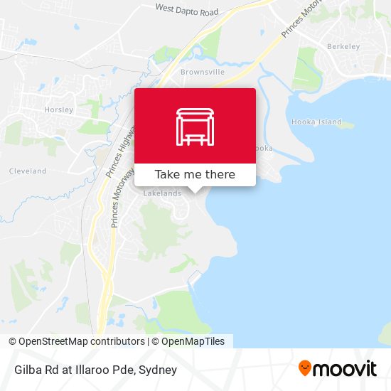 Gilba Rd at Illaroo Pde map