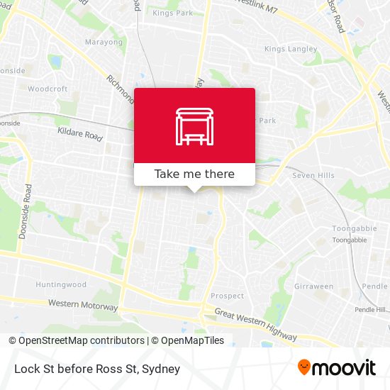 Lock St before Ross St map