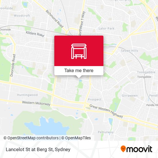 Lancelot St at Berg St map