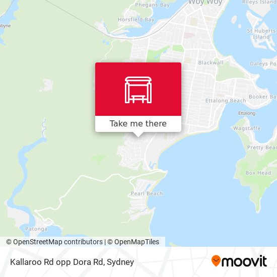 Kallaroo Rd opp Dora Rd map