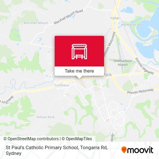 St Paul's Catholic Primary School, Tongarra Rd map