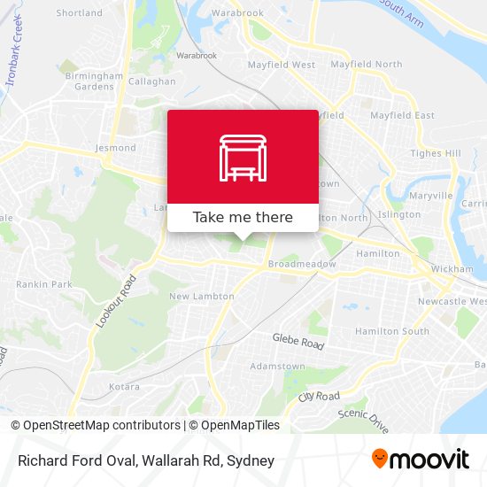 Richard Ford Oval, Wallarah Rd map