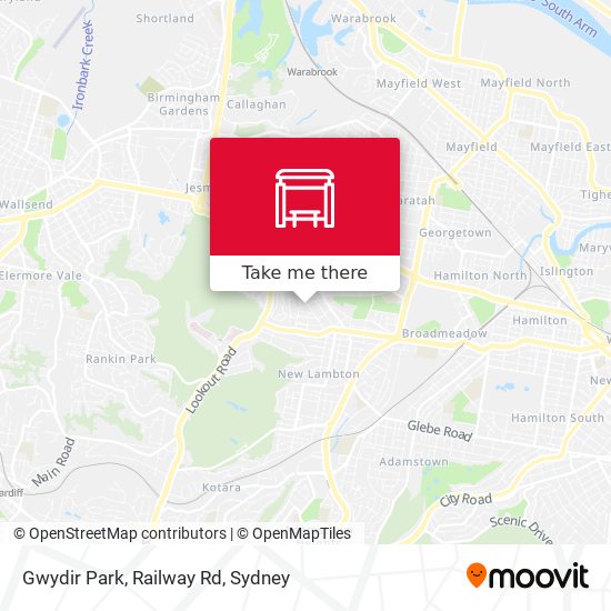 Gwydir Park, Railway Rd map