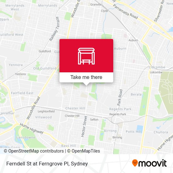 Ferndell St at Ferngrove Pl map