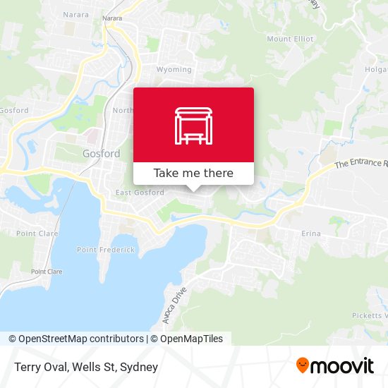 Terry Oval, Wells St map