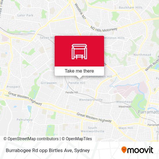 Burrabogee Rd opp Birtles Ave map
