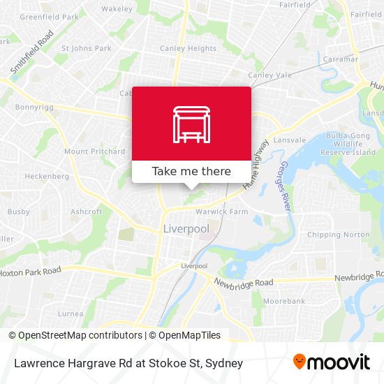 Lawrence Hargrave Rd at Stokoe St map