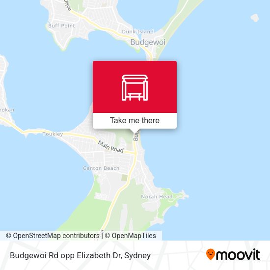 Budgewoi Rd opp Elizabeth Dr map