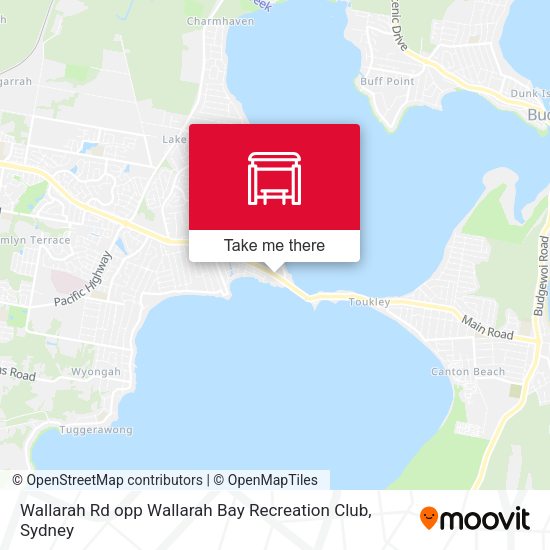 Wallarah Rd opp Wallarah Bay Recreation Club map