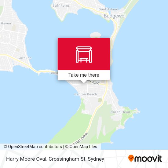 Harry Moore Oval, Crossingham St map