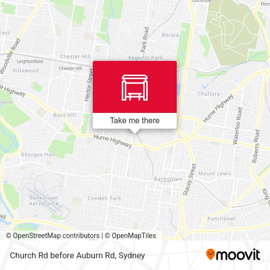 Church Rd before Auburn Rd map