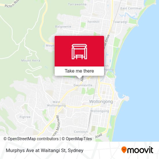 Murphys Ave at Waitangi St map