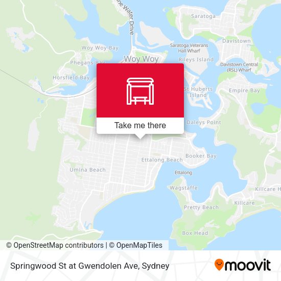 Springwood St at Gwendolen Ave map