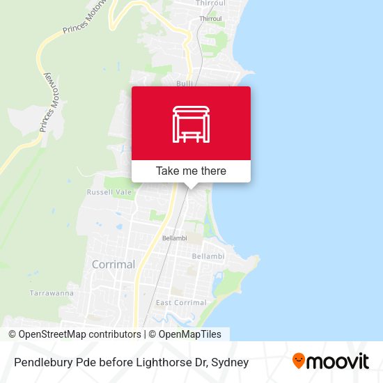 Pendlebury Pde before Lighthorse Dr map