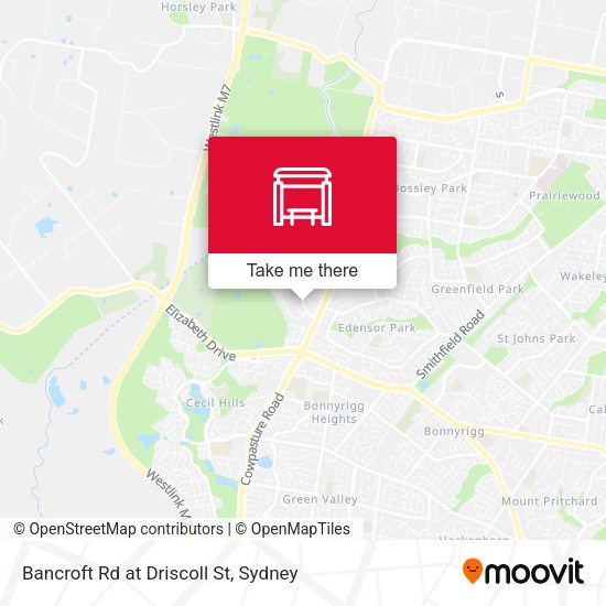 Bancroft Rd at Driscoll St map