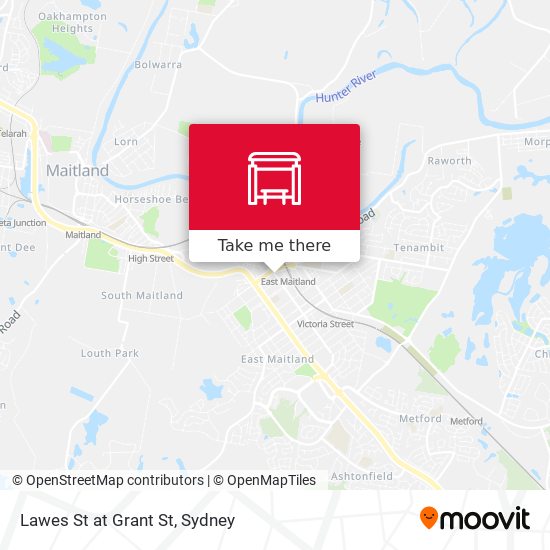 Lawes St at Grant St map