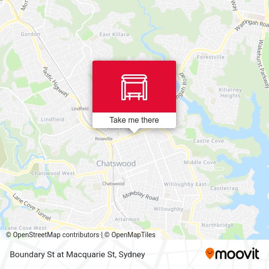 Boundary St at Macquarie St map
