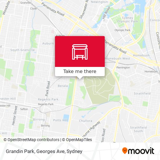 Grandin Park, Georges Ave map