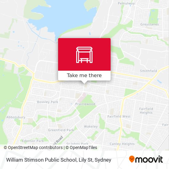 William Stimson Public School, Lily St map