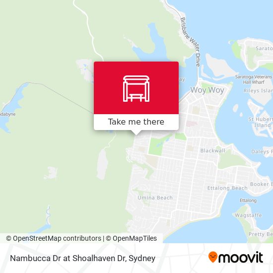 Mapa Nambucca Dr at Shoalhaven Dr