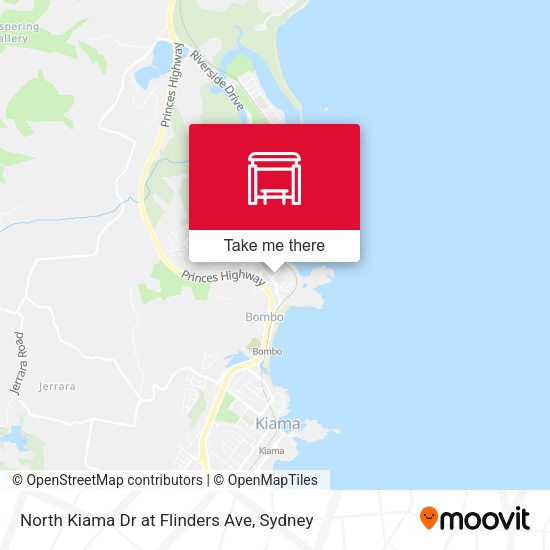 North Kiama Dr at Flinders Ave map