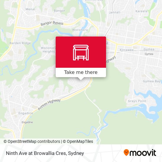 Ninth Ave at Browallia Cres map