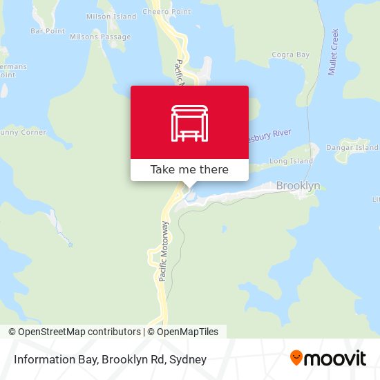 Information Bay, Brooklyn Rd map