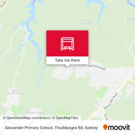 Alexander Primary School, Thuddungra Rd map