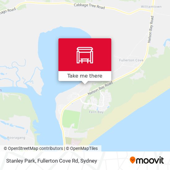 Stanley Park, Fullerton Cove Rd map