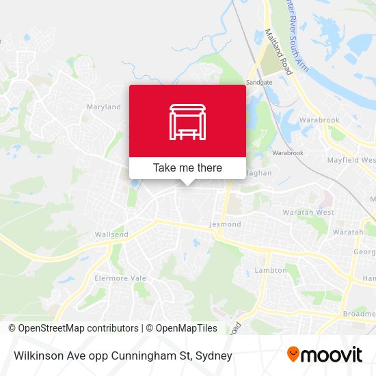 Wilkinson Ave opp Cunningham St map