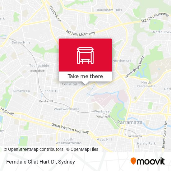 Ferndale Cl at Hart Dr map